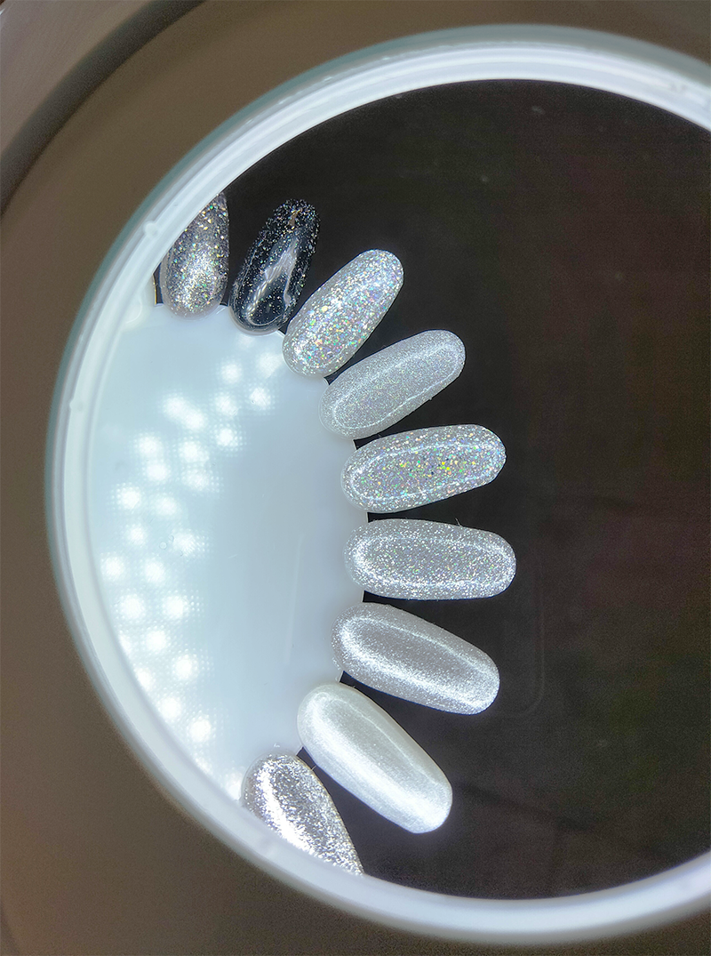 Lampada con Lente a Morsetto Bianca